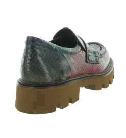 mocassins - Elégant - femme - Cuir - Python - Pons quintana