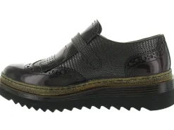 mocassins - Elégant - femme - Cuir - Rouge - Elvio zanon