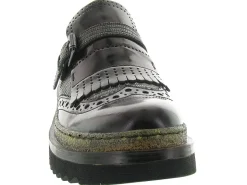 mocassins - Elégant - femme - Cuir - Rouge - Elvio zanon