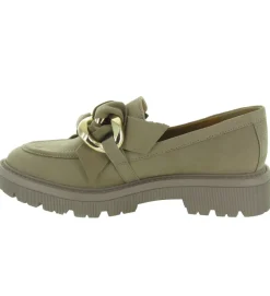 mocassins - Elégant - femme - Cuir - Taupe - Regarde le ciel...