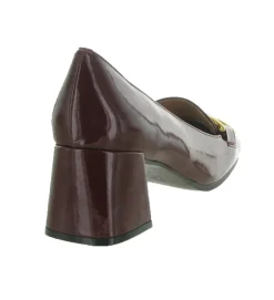 mocassins - Elégant - femme - Cuir Vernis - Bordeaux - Bibi lou