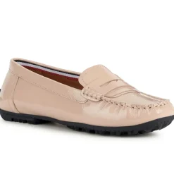 mocassins - Elégant - femme - Nubuck - Rose - Geox