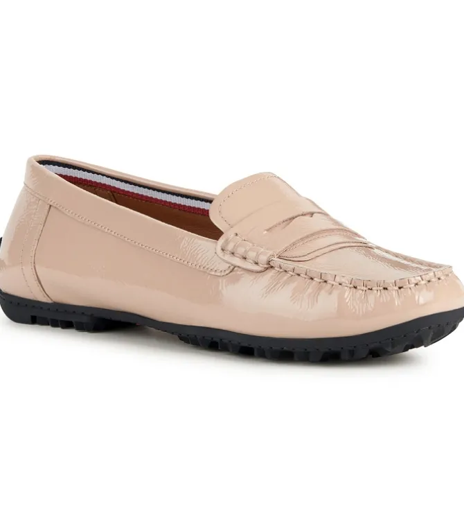 mocassins - Elégant - femme - Nubuck - Rose - Geox