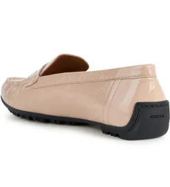 mocassins - Elégant - femme - Nubuck - Rose - Geox
