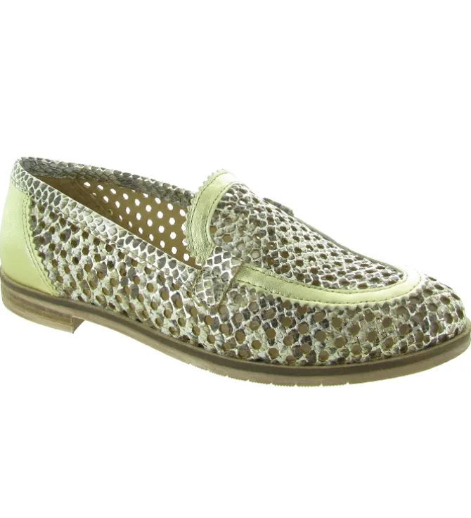 mocassins - Elégant - femme - Nubuck - Or - Minka design