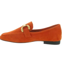 mocassins - Elégant - femme - Nubuck - Orange - Bibi lou