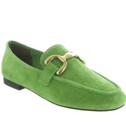 mocassins - Elégant - femme - Nubuck - Vert - Bibi lou