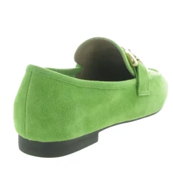 mocassins - Elégant - femme - Nubuck - Vert - Bibi lou