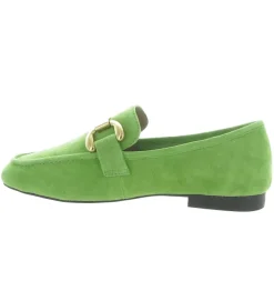 mocassins - Elégant - femme - Nubuck - Vert - Bibi lou