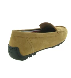 mocassins - Elégant - femme - Nubuck - Camel - Geox