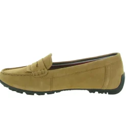 mocassins - Elégant - femme - Nubuck - Camel - Geox