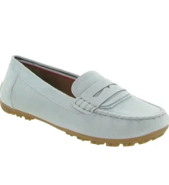 mocassins - Elégant - femme - Nubuck - Bleu - Geox
