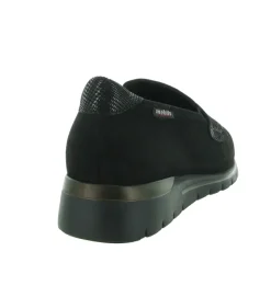 mocassins - Elégant - femme - Nubuck - Noir - Mephisto