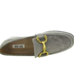 mocassins - Elégant - femme - Nubuck - Gris - Bibi lou