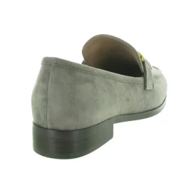 mocassins - Elégant - femme - Nubuck - Gris - Bibi lou