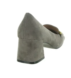 mocassins - Elégant - femme - Nubuck - Gris - Bibi lou