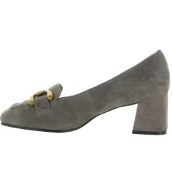mocassins - Elégant - femme - Nubuck - Gris - Bibi lou