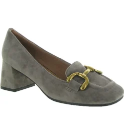 mocassins - Elégant - femme - Nubuck - Gris - Bibi lou