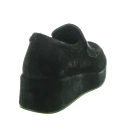 mocassins - Elégant - femme - Nubuck - Noir - Pons quintana