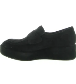 mocassins - Elégant - femme - Nubuck - Noir - Pons quintana