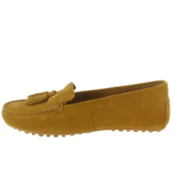 mocassins - Elégant - femme - Nubuck - Camel - Geox