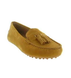 mocassins - Elégant - femme - Nubuck - Camel - Geox