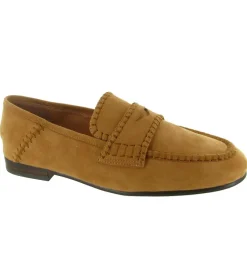 mocassins - Elégant - femme - Nubuck - Camel - Bibi lou