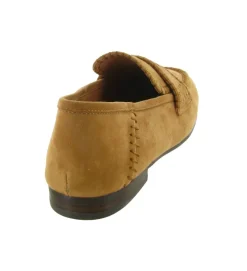 mocassins - Elégant - femme - Nubuck - Camel - Bibi lou