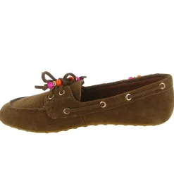 mocassins - Elégant - femme - Nubuck - Marron - La strada
