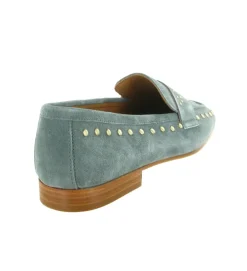 mocassins - Elégant - femme - Nubuck - Bleu jean - Alpe