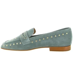 mocassins - Elégant - femme - Nubuck - Bleu jean - Alpe