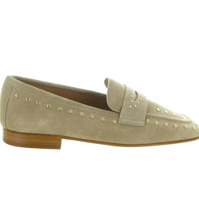mocassins - Elégant - femme - Nubuck - Beige - Alpe