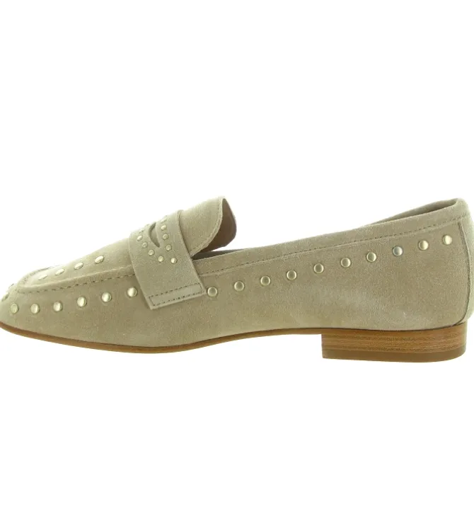 mocassins - Elégant - femme - Nubuck - Beige - Alpe