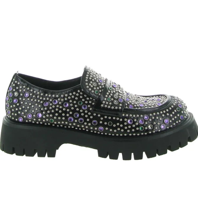 mocassins - Elégant - femme - Synthétique - Noir - Noa harmon
