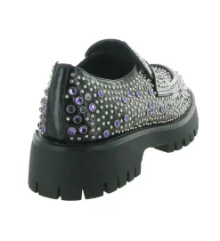 mocassins - Elégant - femme - Synthétique - Noir - Noa harmon