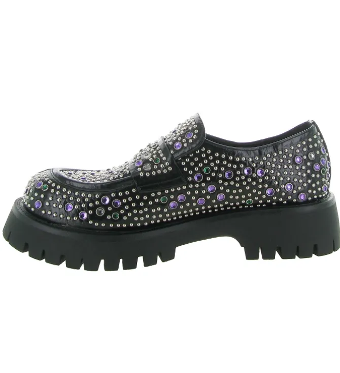 mocassins - Elégant - femme - Synthétique - Noir - Noa harmon