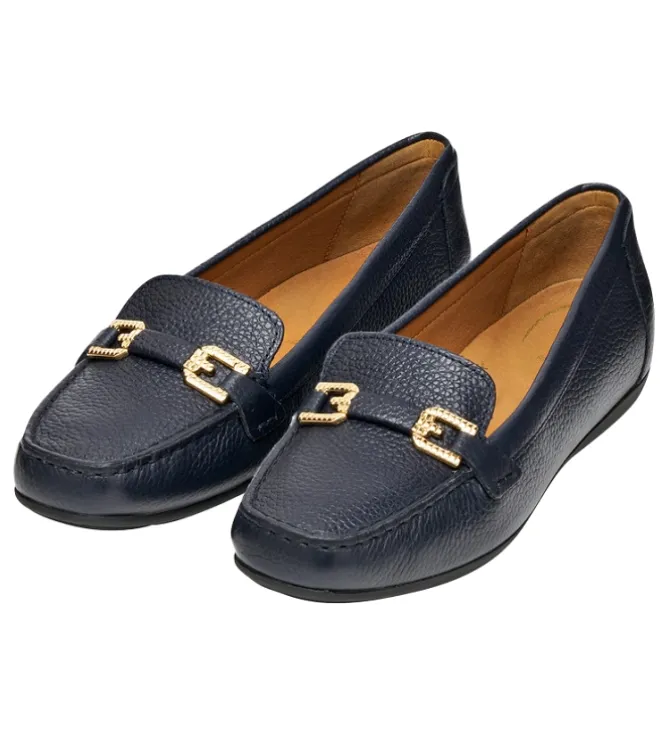mocassins - Elégant - femme - Synthétique - Bleu Marine - Geox