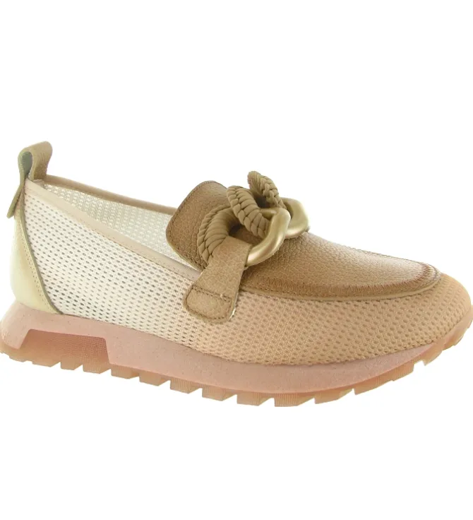 mocassins - Elégant - femme - Synthétique - Beige - Hispanitas