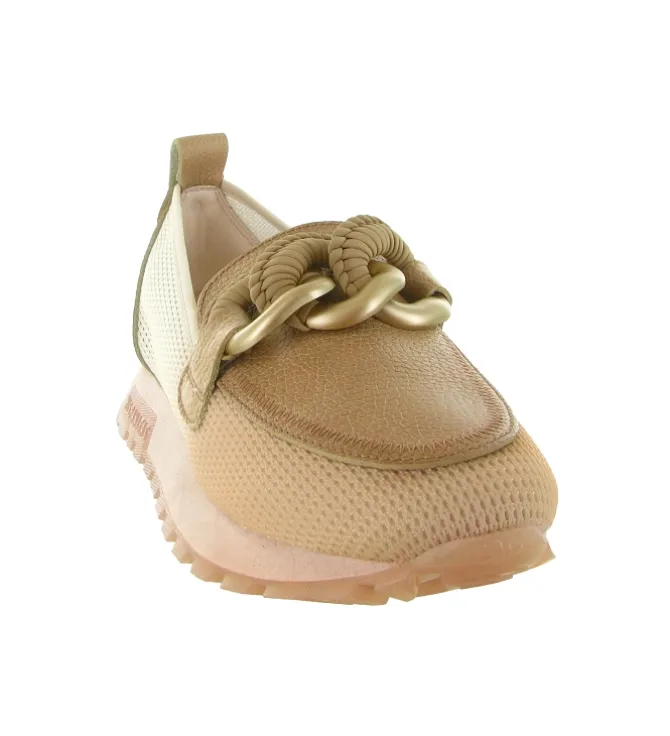 mocassins - Elégant - femme - Synthétique - Beige - Hispanitas