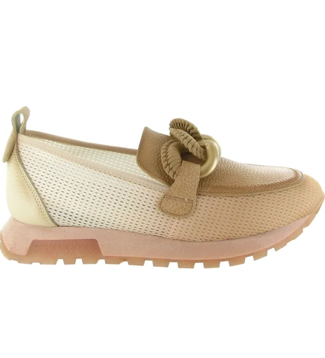 mocassins - Elégant - femme - Synthétique - Beige - Hispanitas