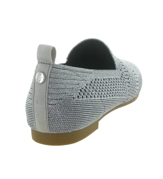 mocassins - Elégant - femme - Synthétique - Argent - La strada