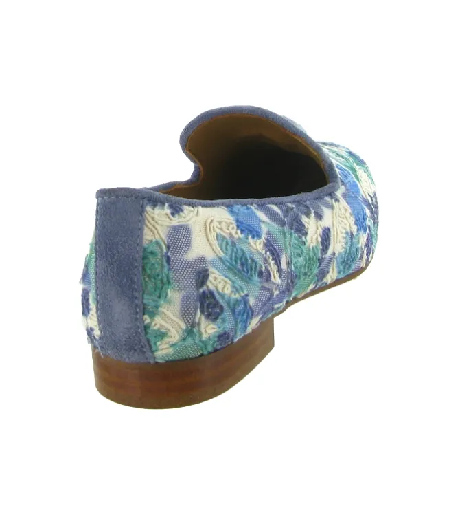 mocassins - Elégant - femme - Textile - Bleu jean - Pedro miralles