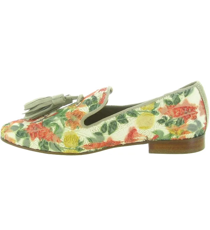 mocassins - Elégant - femme - Textile - Fleurs - Pedro miralles