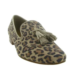 mocassins - Elégant - femme - Textile - Léopard - Pedro miralles