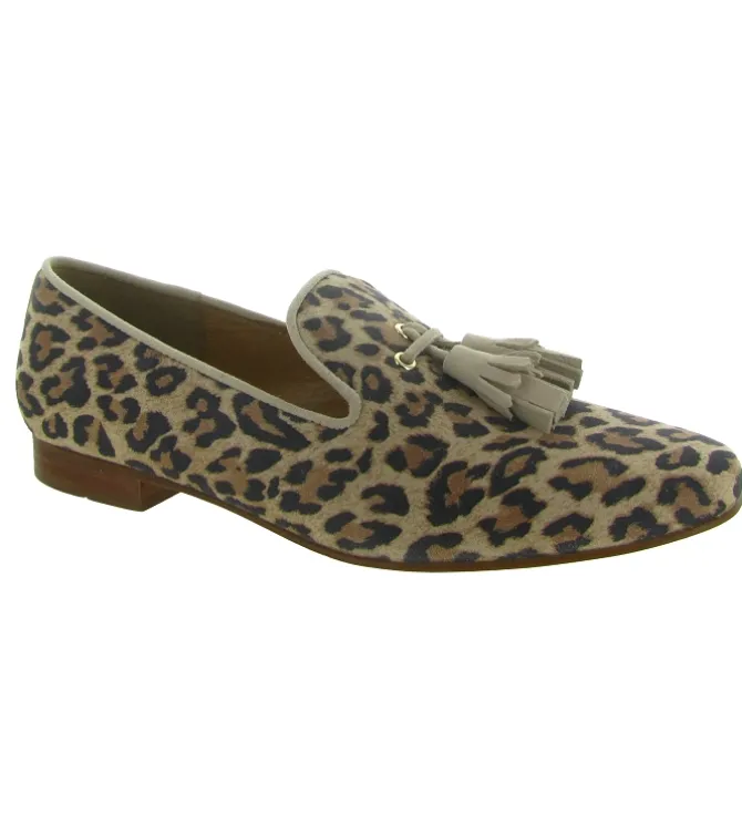 mocassins - Elégant - femme - Textile - Léopard - Pedro miralles