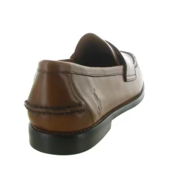 mocassins - Elégant - homme - Cuir - Marron - Ralph lauren