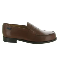 mocassins - Elégant - homme - Cuir - Marron - Pellet