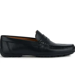 mocassins - Elégant - homme - Cuir - Noir - Geox