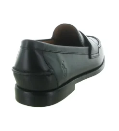 mocassins - Elégant - homme - Cuir - Noir - Ralph lauren