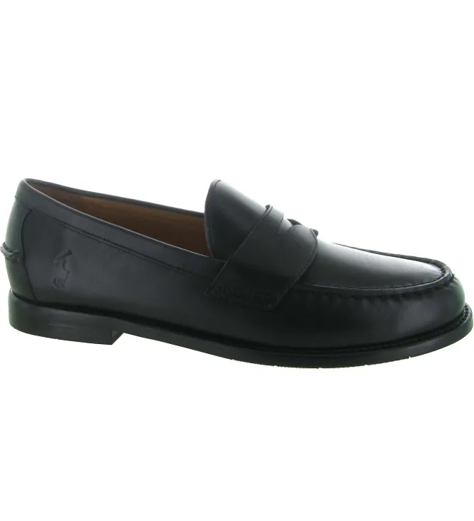 mocassins - Elégant - homme - Cuir - Noir - Ralph lauren